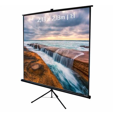 Pantalla De Proyección Con Trípode Kimex 2 13 X 2 13m Formato 1/1