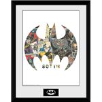 Fotografía Enmarcada Batman Comic Symbol