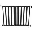 Puerta de seguridad Noma, extensible 63,5-106 cm madera Negra 93743