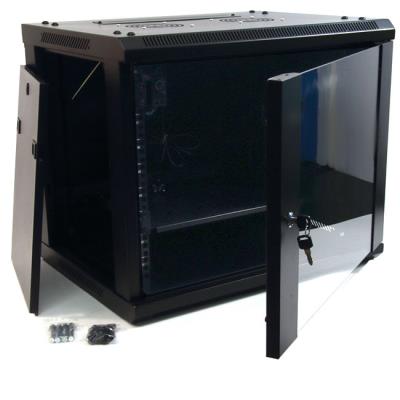 Armario Rack 9u 60x60 con Termostato 2 Ventiladores 1 Bandeja