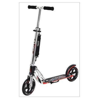 Hudora 14724 Patinete Big Wheel Rx 205, Negro / Rojo