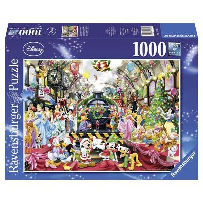 Puzzle Navidad Disney 1000 piezas ravensburger tren