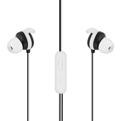 Auriculares Setty Jack 3.5mm Estéreo Botón Multifunción y Micrófono Blanco