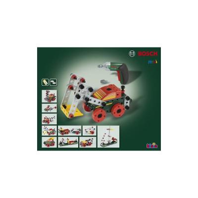 Set de construcción de vehículos y atornillador a pilas Bosch mini