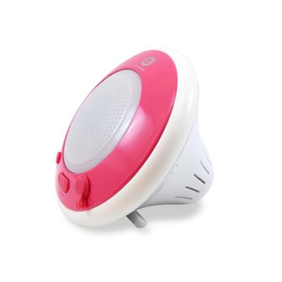 Conceptronic Wireless Waterproof Floating Speaker Light Pink