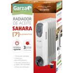 Garza Sahara - Radiador de aceite con ruedas de 7 elementos, potencia 1500W