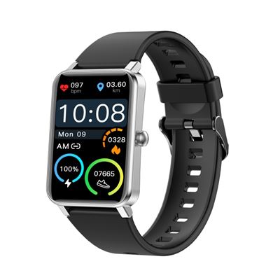Smartwatch Zx18 1.57"" Hd Frecuencia Cardíaca Oxígeno En Sangre Negro