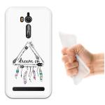 Funda Asus ZenFone Go ZB552KL Silicona Gel Flexible WoowCase Dream On - Transparente