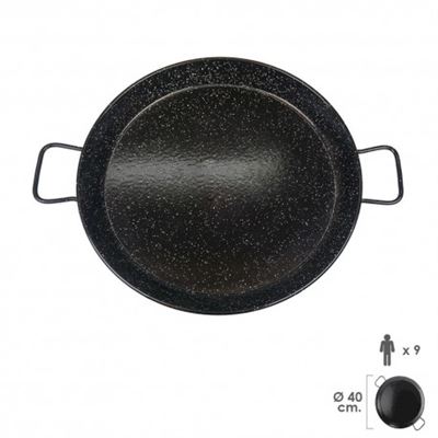 Paellera Valenciana Esmaltada 9 Personas/ 40 Cm
