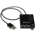 Startech.Com - Tarjeta de Sonido Estéreo USB Externa Adaptador Conversor con Salida Spdif - Negro