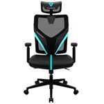 Silla Gamer Thunder X3 Yama1 Negra Y Cyan Rejilla