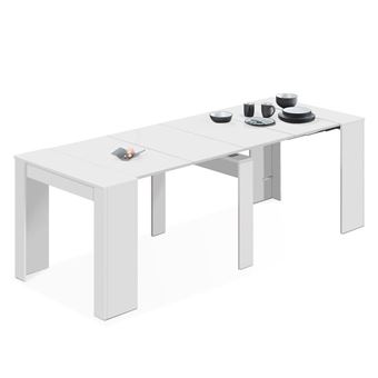 Mesa Consola Habitdesign extensible blanca - 1