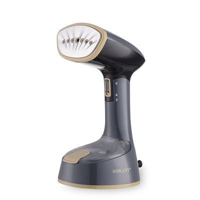 Plancha Vapor Vertical Dam Portátil 1300w Encendido Rápido Sistema 360 Grados Quita Arrugas Negro