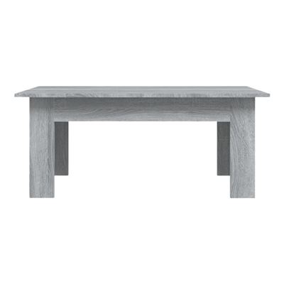 Vidaxl Gris Mesa De Centro De Madera Contrachapada Sonoma 100X60x42cm