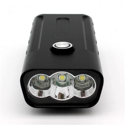 Luz Delantera 9transport 3 Focos Usb-b013 Para Bici