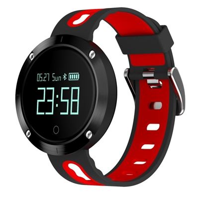 Smartwatch Billow Xs30 Bt 4.0 Doble Sensor Oled Tensiómetro Negro/rojo