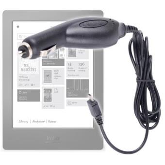 Cargador Mechero De Coche Para Kobo Aura H2O - ¡Perfecto Para Cargar Su EReader Mientras Conduce! Por DURAGADGET