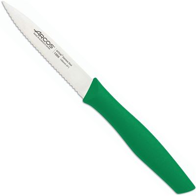 Cuchillo Mondador Arcos Nova Verde Hoja 100 Mm
