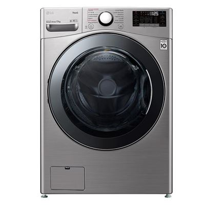 Lavadora De Carga Frontal Lg F1p1cy2t Inox 17kg E