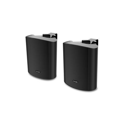 Pareja Altavoces Audibax Pr-52 Black 100w Stereo Con Soporte