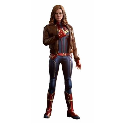 Figura Hot Toys Mms522 - Marvel Comics - Captain Marvel - Captain Marvel Deluxe Version