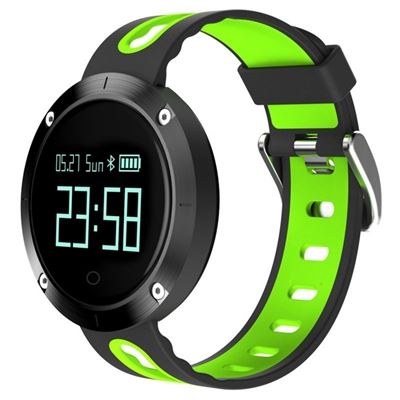 Smartwatch Billow XS30 BT 4.0 doble sensor OLED tensiómetro Negro/Verde