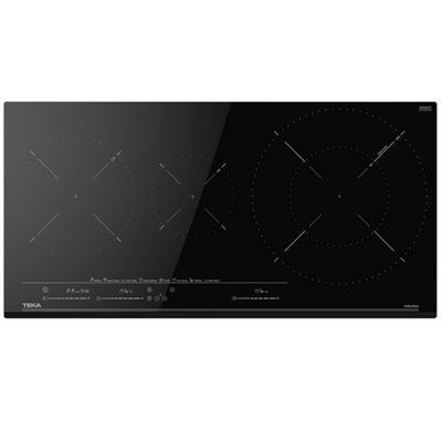 Placa De Inducción Teka Izc 83620 Mst 3 Zonas 80cm 7200w Negro