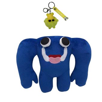 Peluche Garten Of Banban Muñecos Monstruosos Goserda Conejo Llavero Ojos Saltones Azul 18CM - 1