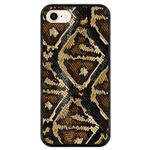 Funda Hapdey para iPhone 7 - 8, Diseño Textura de piel de serpiente, Silicona TPU