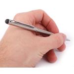 Lápiz Stylus Plata + Bolígrafo ( 2 En 1 ) Para Lenovo IdeaPad Miix 700 | Phab / Phab Plus