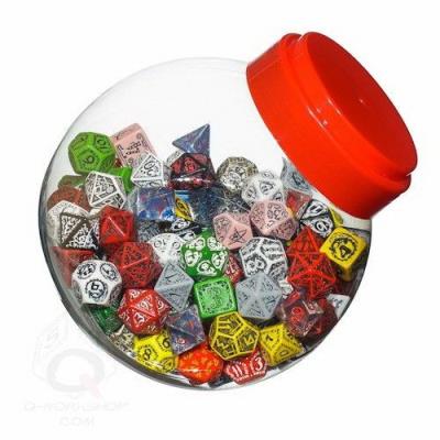 Qw Bote De Dados D4 D6 D8 D10 D12 D20 D100 (150)