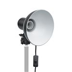 Portalámparas universal con reflector suave para 1 lámpara MM-4 Bresser