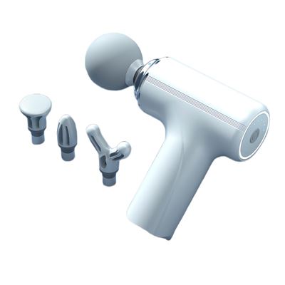 Otros Blanca Pistola De Masaje Muscular Portátil Goserda 6 Velocidades Y 4 Cabezales