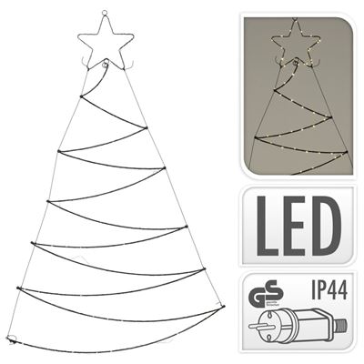 Árbol de Navidad Ambiance con 125 LEDs 110 cm