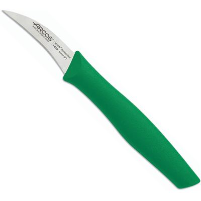 Cuchillo Mondador Arcos Nova Verde Hoja 70 Mm