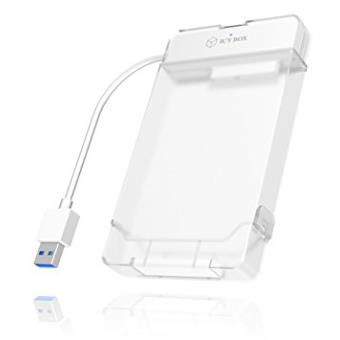 Adaptador icy box Ib-ac703-u3 Sata III USB 3.0 Color Blanco - 1