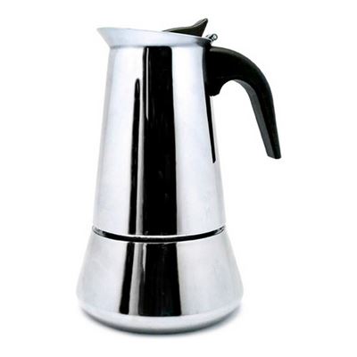 Cafetera Italiana Vin Bouquet Fih408 Inducción 10 Tazas Gris