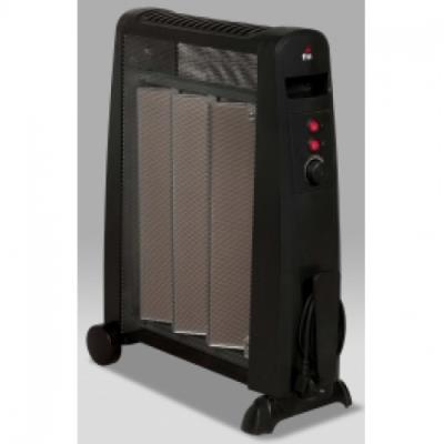 Fm Negro Radiador Mica Rm-15 1500W S/Fluido 3 Potencias