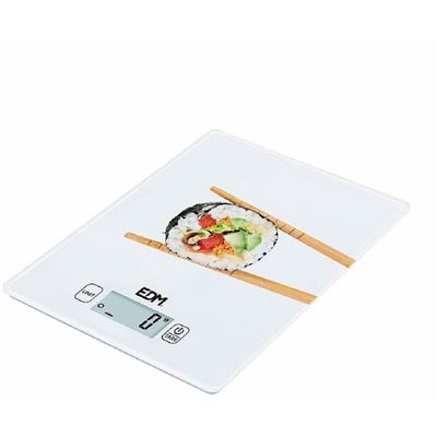 Báscula De Cocina Edm 75267 5 Kg Blanco