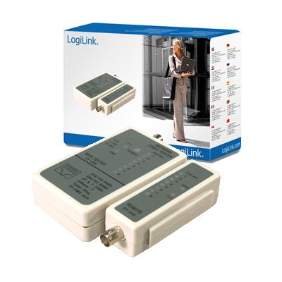 Tester De Redes Logilink Rj45/bnc Wz0011