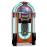 auna Graceland XXL Jukebox vintage (USB, SD, AUX, reproductor CD compatible con MP3, radio FM AM, iluminación LED, decoración madera, estilo diseño años 50)_0