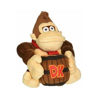 Peluche Donkey Kong Barril 12cm. Nintendo - 1