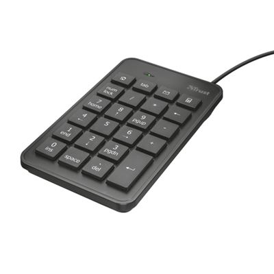 Trust Negro Teclado 22221 Numérico Usb Portátil/Pc