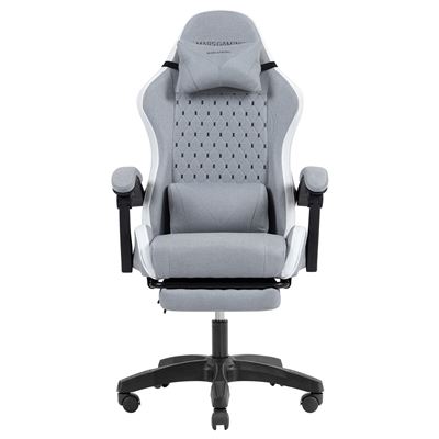 Silla Gaming Ergonómica Mars Gaming Mgc-x Tejido Transpirable Reposapiés Extensible Blanco