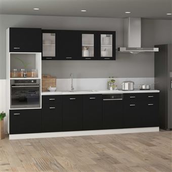 Bona, Cocina Completa Modular + Lineal L 240 cm 7 pzs, Encimera INCLUIDA