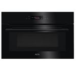 Horno Microondas AEG KMK761080B Cristal Negro 45cm