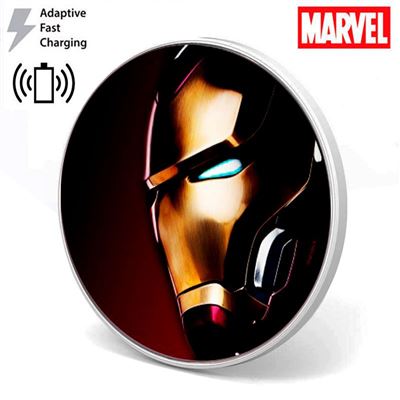 Marvel Dock Base cargador smartphones qi universal licencia iron man inalambrico cool de