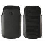 Leather Pocket BlackBerry 9380 negro