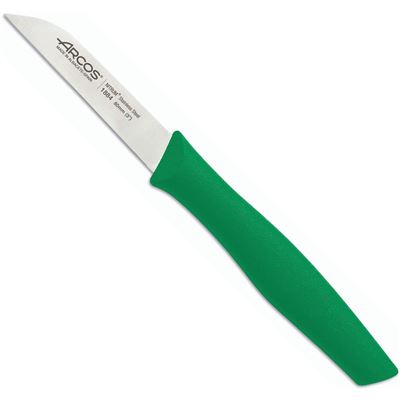 Cuchillo Mondador Arcos Nova Verde Hoja 80 Mm