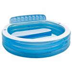 Piscina hinchable Intex con sillón 224x216x76 cm - 590 l